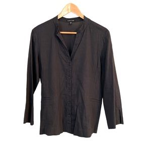 Eileen Fisher Stretch Linen Jacket M